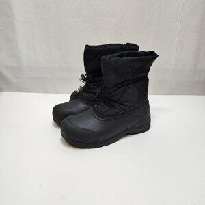 Time And Tru Winter Quilted Booties -5°F Rated Skid Resistant Women Size 7 NWT
